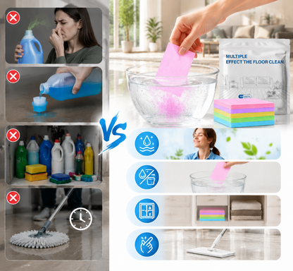 🔥 Buy 1 Get 1 FREE | 60-Piece Multi-Effect Floor Cleaning Sheets