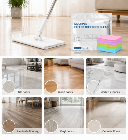 🔥 Buy 1 Get 1 FREE | 60-Piece Multi-Effect Floor Cleaning Sheets